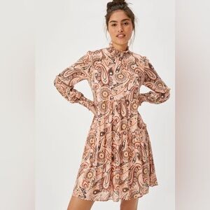 Anthropologie Cady Tiered Paisley Dress